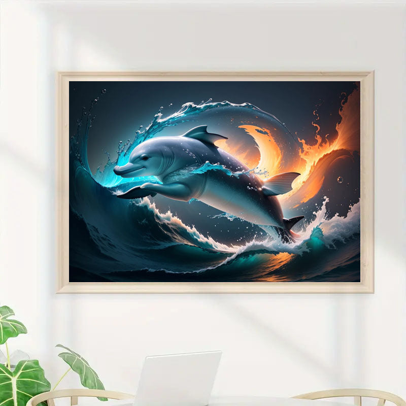 5DDIY Diamond Painting Set Full Diamond Round Water Diamond Art