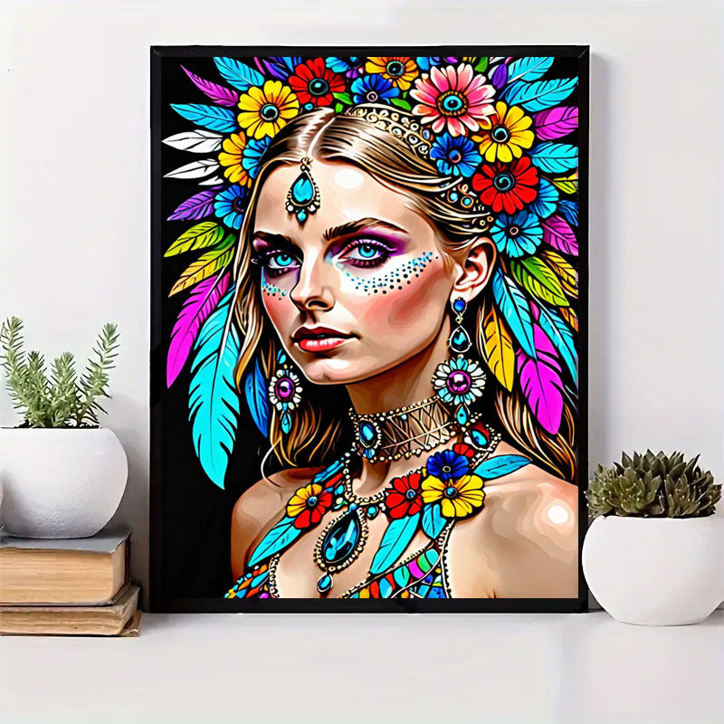 5DDIY Diamond Painting Set Full Diamond Round Water Diamond Art