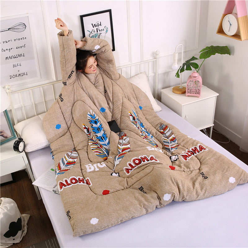 Lazy Quilt with Sleeves