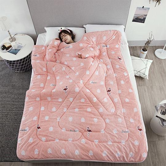 Lazy Quilt with Sleeves