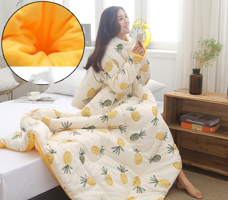 Lazy Quilt with Sleeves
