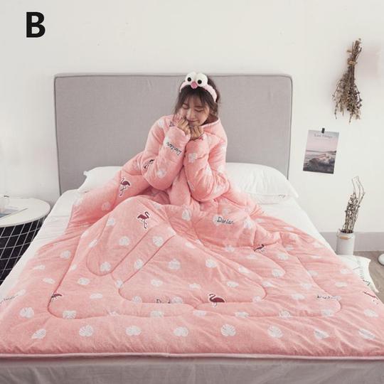 Lazy Quilt with Sleeves