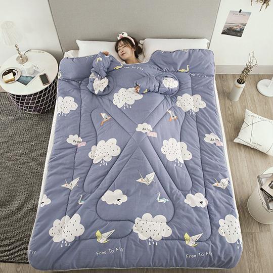 Lazy Quilt with Sleeves