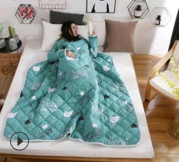 Lazy Quilt with Sleeves