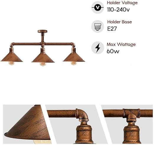 Steampunk Ceiling  Lights ~ 3526-1