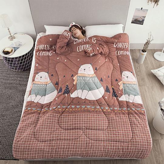 Lazy Quilt with Sleeves