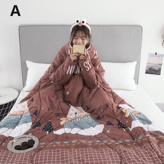 Lazy Quilt with Sleeves