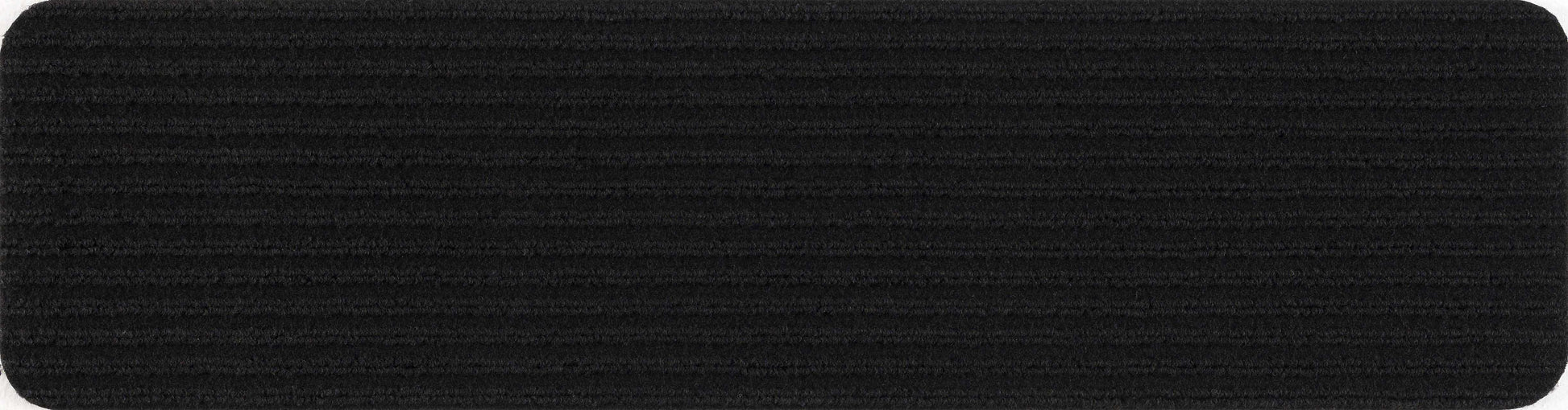 Basic Stair Tread Rugs, Black-1