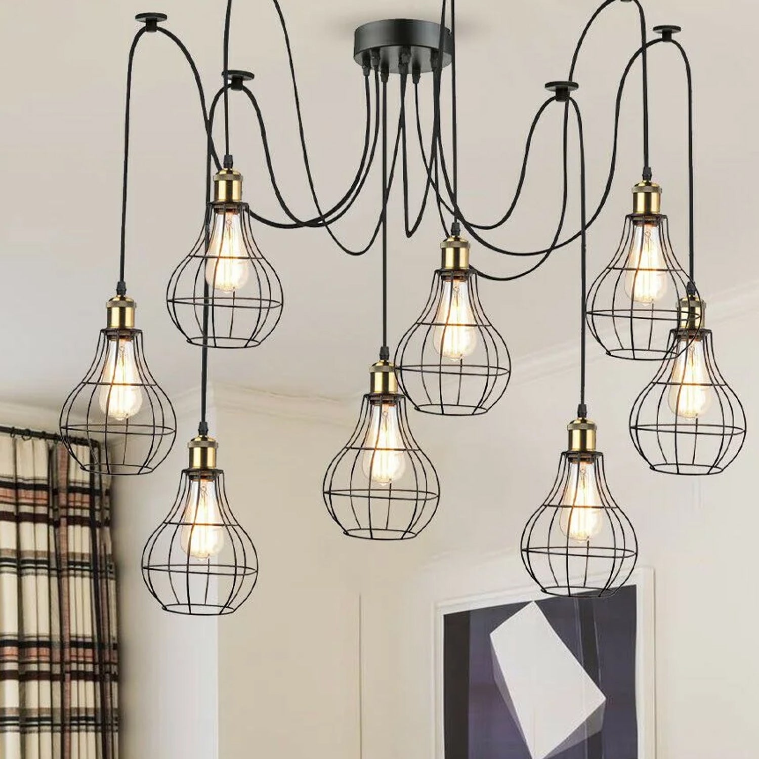 Best Indoor Spider Lights Ceiling Hanging Pendant Lights - 1179-0