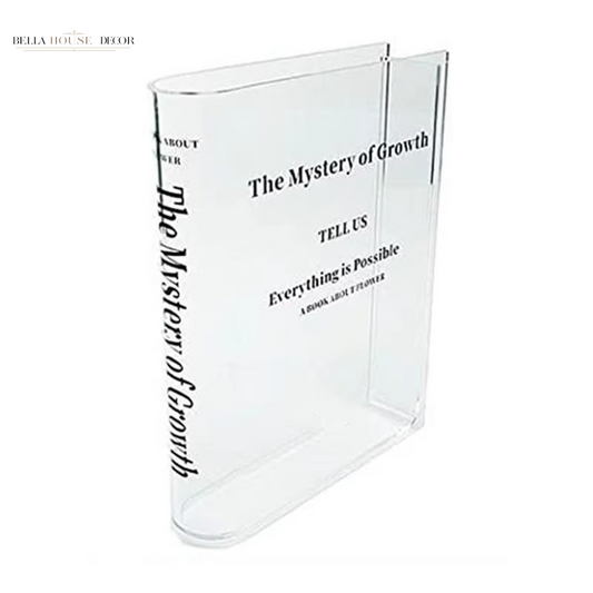 Creative Book Flower Vase Acrylic Flower Vase Plant Vases Decorative Modern Decorative Bottles for Wedding Gift Home Decor